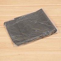 Пакет для рассады, 28 л, 36 × 40 см, толщина 120 мкм, с перфорацией, чёрный