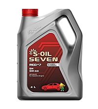 Масло моторное S-Oil Seven Red #7 SN 5W-40 4 л синт.
