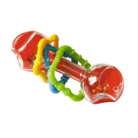 Погремушка "Гантелька", прозрачная