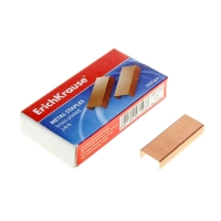 Скобы для степлера №24/6 Erich Krause омедненные 1000шт EK 7143