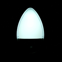 Ночник "Светлячок" с датчиком освещения, серебристый