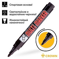 Маркер перманентный 3.0 мм Crown MULTI MARKER чёрный