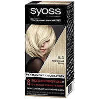 Cтойкая крем-краска для волос Syoss Color "Жемчужный блонд 9-5", 50 мл