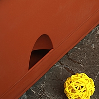 Балконный ящик 80 см с поддоном, цвет терракотовый