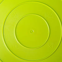 Корзина для белья круглая мягкая IDEA, 17 л, 33×33×24,5 см, цвет ярко-зелёный
