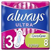 Прокладки «Always» Ultra Sensitive Super Plus Single, 8 шт