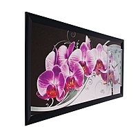 Часы-картина настенные "Нежная орхидея", 50х100 см  микс