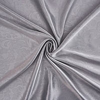 Штора портьерная "Водевиль", размер 135х260 см-1шт., цвет серебряный