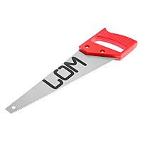 Ножовка по дереву LOM, пластиковая рукоятка, 7-8 TPI, 300 мм