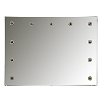 Зеркало гримерное настенное 80 х 60 см, 11 лампочек, лампы в комплект не входят, цоколь Е14