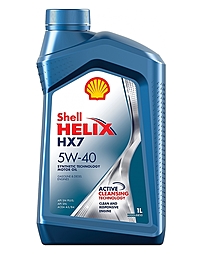 Масло моторное Shell Helix HX7 5W-40 1 л п/синт.
