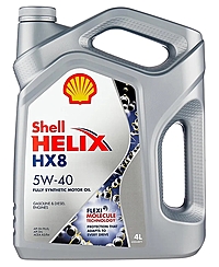 Масло моторное Shell Helix HX8 5W-40 4 л синт. 550051529