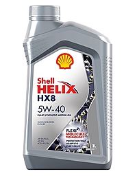 Масло моторное Shell Helix HX8 5W-40 1 л синт. 550051580