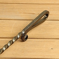Каминный набор "Гранит" кованый 4 предмета: кочерга, щипцы, метелка, совок