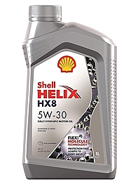 Масло моторное Shell Helix Synthetic HX8 5W-30 1 л синт. 550040462