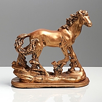 Сувенир "Лошадь" золото