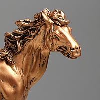 Сувенир "Лошадь" золото