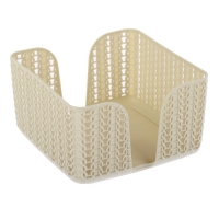 Салфетница "Вязание", цвет белый ротанг