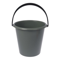 Ведро хозяйственное 15 л, цвет серый