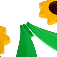 Ограждение декоративное, 32.5 × 225 см, 5 секций, пластик, жёлтый цветок «Ромашка»