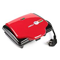 Вафельница ARESA AR-2801, 700 Вт, 2 формы, черно-красная