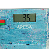 Весы напольные ARESA SB-313, электронные, до 150 кг, "Ракушки"