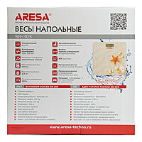 Весы напольные ARESA SB-305, электронные, до 150 кг, "Пляж"