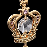 Сувенир «Корона», с кристаллами Сваровски