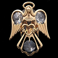 Сувенир «Ангел», на присоске, с кристаллами Сваровски