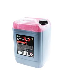 Шампунь для бесконтактной мойки Grass Active Foam Red, 23 кг, удаляет пыль, масло, насекомых (1:30-1:50)