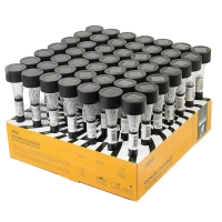 Фонарь садовый на солнечной батарее "Трапеция", 31 см, d=4.5 см, 1 led, пластик,ТЕПЛЫЙ БЕЛЫЙ