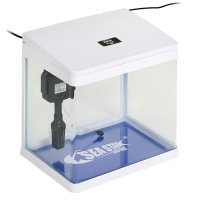 Аквариум SeaStar HX-318F 18 л, белый (LED-лампа 7 режимов свечения, фильтр) 28132