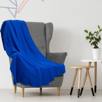 Плед "Экономь и Я" Синий 150х180 см, пл. 160 г/м², 100% п/э