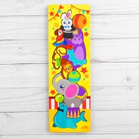 Головоломка логическая "Животные в цирке"   300х100х6 мм