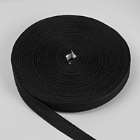 Лента киперная х/б 20мм 50±1м, цвет черный
