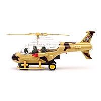 Вертолет "Воздушный бой", работает от батареек, световые и звуковые эффекты, цвета МИКС