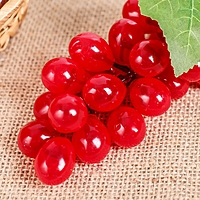 Искусственный виноград (24 ягоды, глянцевый. цвет микс)