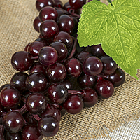 Искусственный виноград, 85 ягод, глянцевый, микс