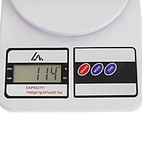 Весы кухонные Luazon LVK-704 электронные до 7 кг белые