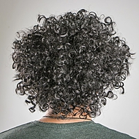 Карнавальный парик "Объём", цвет чёрный, 120 г