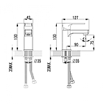 Смеситель для раковины Lemark Plus Grace LM1506С хром
