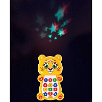 Игрушка музыкальная обучающая "Тигрёнок" с проектором, работает от батареек