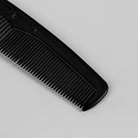 Набор парикмахерский 3 предмета: ножницы парикмахерские,ножницы филировочные, расческа комбинированная, цвет чёрный
