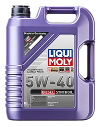 Масло моторное Liqui Moly Diesel Synthoil 5W-40 CF B4 5 л синт.