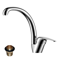 Смеситель для кухни Rossinka Y40-23U хром