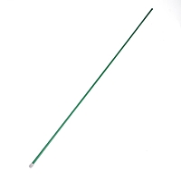 Колышек для подвязки растений, h=100 см, d=1 см, металл, зелёный