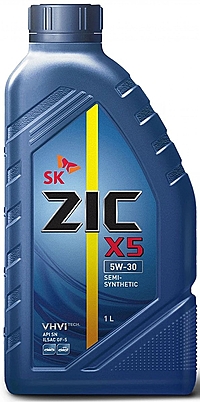 Масло моторное ZIC X5 5W-30 1 л п/синт.