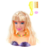 Кукла манекен для создания причёсок "Юный стилист" с аксессуарами, МИКС