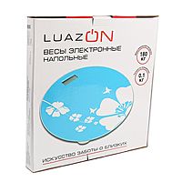 Весы напольные Luazon LVK-01, электронные, до 180 кг, "Мяч", оранжевые