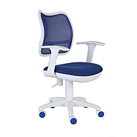 Кресло CH-W797/BL/TW-10 спинка сетка синий, сиденье синий
